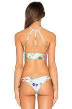 hot design retro style simple model brazilian sexy printing swimsuit bikinis halter padded biquinis feminino c447 J4U66