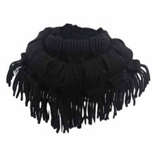 Fashion Women Fashion Infinity Thick Neck Warmer Scarf With Long Fringed Sunshine J4U66