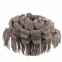 Fashion Women Fashion Infinity Thick Neck Warmer Scarf With Long Fringed Sunshine J4U66
