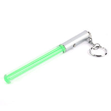 Flash Torch Lightsaber Keychain LED Light Glow Magic Wand Stick Pen Key Chains J4U66