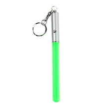 Flash Torch Lightsaber Keychain LED Light Glow Magic Wand Stick Pen Key Chains J4U66