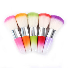 Nail Art Dust Remover Brush Cleaner Acrylic UV Gel Rhinestones Makeup Brushes Tools J4U66