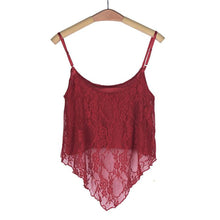 Women Top Tank Leisure Elegant Red Lace Camisole Blusas VWoman's Cotton Tank Tops Blusas Vest J4U66