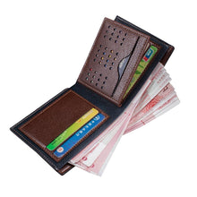 Men Faux Leather Purse OL Style Business Short Purses ID credit Card holder Clutch Coin Wallet J4U66