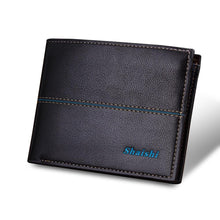 Men Faux Leather Purse OL Style Business Short Purses ID credit Card holder Clutch Coin Wallet J4U66