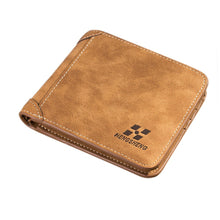Men OL Business Faux Leather Short Purses ID Credit Card Holder Clutch Multi Card Slot Coin Money Wallet J4U66