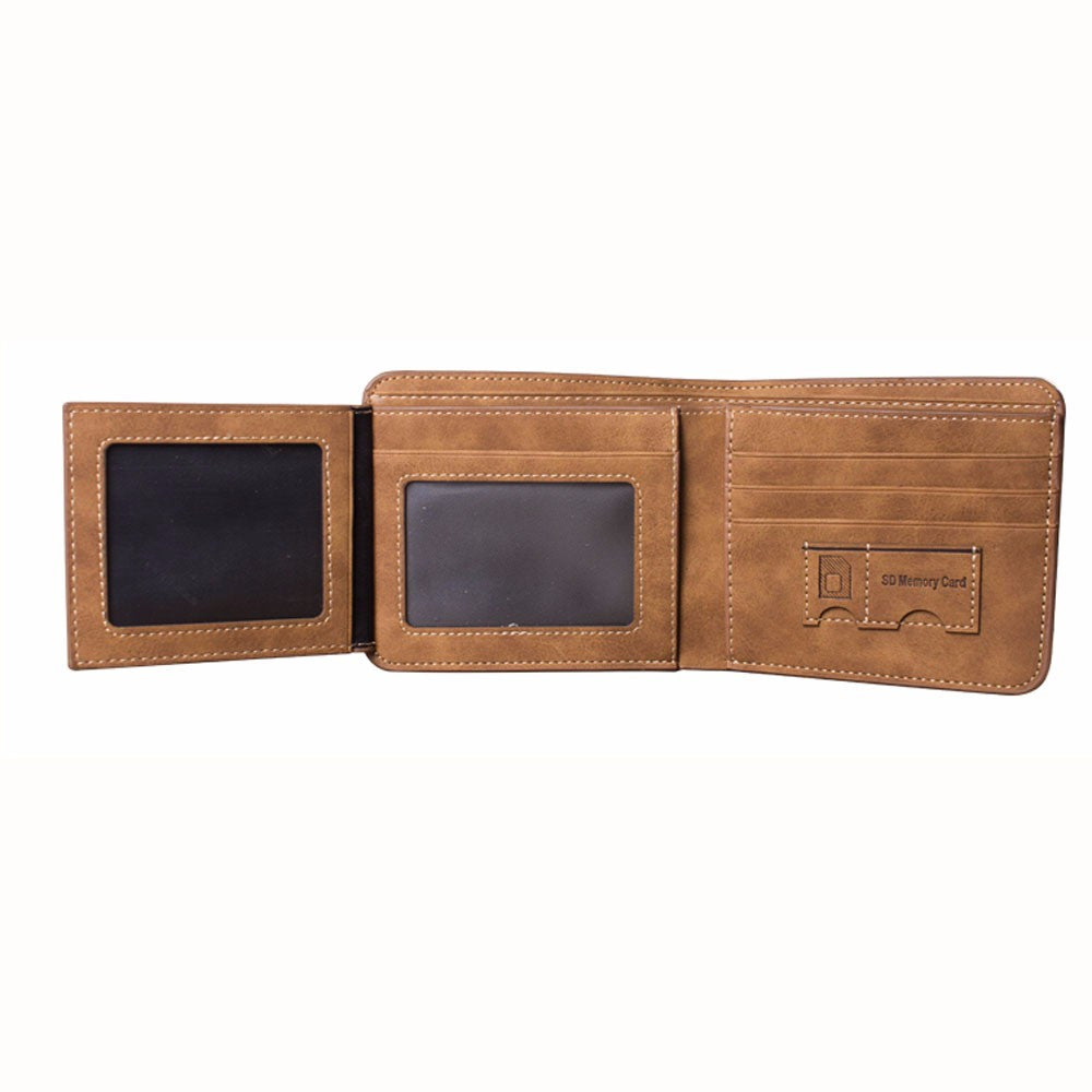 Men OL Business Faux Leather Short Purses ID Credit Card Holder Clutch Multi Card Slot Coin Money Wallet J4U66