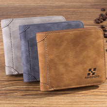 Men OL Business Faux Leather Short Purses ID Credit Card Holder Clutch Multi Card Slot Coin Money Wallet J4U66