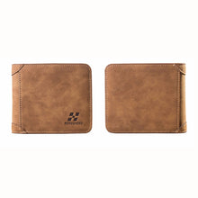 Men OL Business Faux Leather Short Purses ID Credit Card Holder Clutch Multi Card Slot Coin Money Wallet J4U66