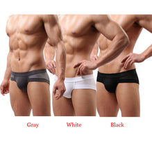 Sexy Men Boxer Cotton Underwear Fashion Solid Color Men's Simple shorts boxers underpants Soft Plus Size J4U66