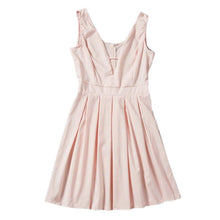 Style Sexy Women Dress Deep V-Neck Backless Sleeveless Pink Dresses Evening Party Slim A-line Dress J4U66