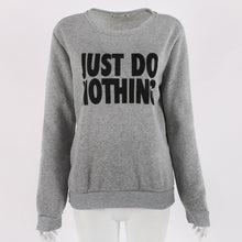 just do nothing sudaderas mujer women casual long sleeve hoodie jumper pullover sweatshirt tops shirt J4U66