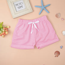 kids boys girls casual shorts candy colors baby style beach cotton shorts clothes J4U66