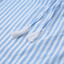 korean casual sexy women dresses blue striped off the shoulder half sleeve shirt mini dress beach dress robe J4U66