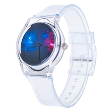 Lovely Kids Watches Star & Sky Pattern Quartz Watch Children Students Watch Girls Popular Ssilicone Strap Elegant Wristwatch J4U66