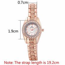 Luxury Brand Rhinestone Bracelet Quartz Watch Women Fashion Rose Gold Watch Women Wrist Watches Hour Relogio Feminino J4U66