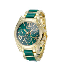 Luxury Brand Watches Women Geneva Quartz Analog Wristwatch Golden Band Roman Numerals Dial Watch Relogio Feminino 10 Color J4U66