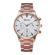 Luxury Fashion Man Women Glod Sliver Crystal Stainless Steel Analog Quartz Wrist Watch Reloj Geneva Wrist watch woman J4U66