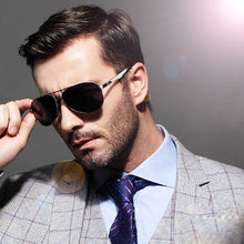 man metallic refelctive mirror polarized driving goggle pilot sunglasses uv400 protection oculos de sol masculino J4U66