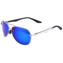 man metallic refelctive mirror polarized driving goggle pilot sunglasses uv400 protection oculos de sol masculino J4U66