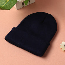 men women knitted beanies hat plain alien embroidery gorros masculino dome fall cap warm crochet skull hat headwear J4U66