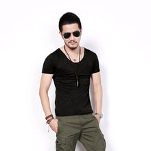 Men's tops v-neck t shirts shorts Sleeve impressive Style Casual T-shirt 5 Color Y4 J4U66