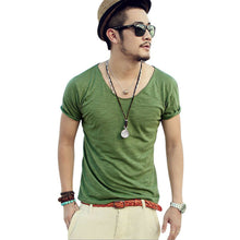 Men's tops v-neck t shirts shorts Sleeve impressive Style Casual T-shirt 5 Color Y4 J4U66