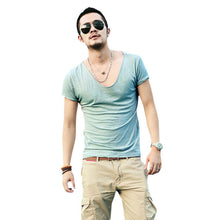 Men's tops v-neck t shirts shorts Sleeve impressive Style Casual T-shirt 5 Color Y4 J4U66