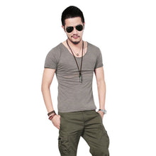 Men's tops v-neck t shirts shorts Sleeve impressive Style Casual T-shirt 5 Color Y4 J4U66