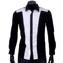 Mens Slim fit Fashion Famous Design Business Mens Casual Long Sleeve Slim Tops turndown collar Shirt Quality 2 Colors J4U66