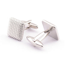Elegant Men Cufflinks Glossy Three-Dimensional Emboss Spots Pattern Exquisite Cuff Button Cuff-link J4U66
