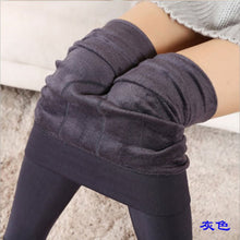 plus size cashmere leggings women girls casual warm bright velvet knitted thick slim legging super elastic J4U66