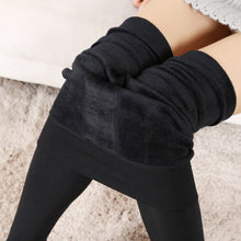 Plus Size Cashmere Leggings Girls Casual Warm Bright Velvet Knitted Thick Slim Legging Super Elastic J4U66