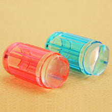 Transparent Nail Art Stamping Stamper Scraper Set 2.8cm Clear Jelly Nail Polish Stamp Manicure Tools J4U66