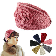 Amazing Fashion Women Crochet Headband Knit Hairband Flower Head wrap Girl Hair Accessories J4U66