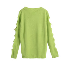 sweater women knitted pullover long sleeves hollow jumper top sweater blusas J4U66