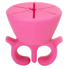 Top Flexible Durable Wearable Ssilicone Nail Polish Bottle Rack Fit All Fingers Nail Beauty Paint  J4U66