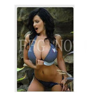 women bandage bikini set push up padded bra swimsuit bathing swimwear k57 J4U66