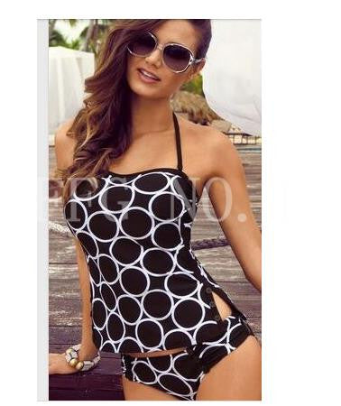 women bandage bikini set push up padded bra swimsuit bathing swimwear J4U66