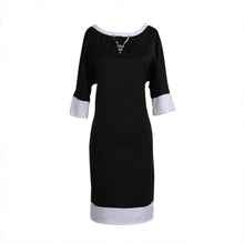 Dress Loose Floral Printed Big Size S-XXL Long Sleeves O-Neck Dress for vestidos J4U66