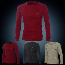 Fashion Brand Casual Sweatshirts O-Neck Striped Slim Fit Knittmens Pullovers Men Pullover Men M-XXL J4U66