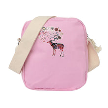 design fashioncolorful deer pattern canvas women backpack casual travel bags korean school bags mochila feminina J4U66