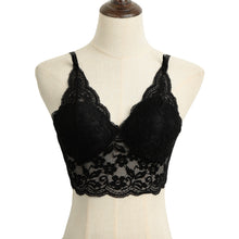women tops spaghetti strap ladies camisole black white lace bralette sexy tank top women crop top J4U66
