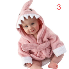New Cotton Hooded Animal Baby Bath Robe Cartoon Warm Towel Character Kids Bathrobe Infant Towels J4U66