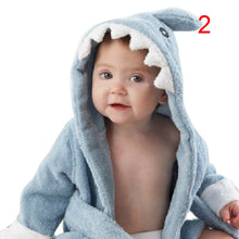 New Cotton Hooded Animal Baby Bath Robe Cartoon Warm Towel Character Kids Bathrobe Infant Towels J4U66