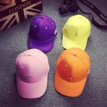 Cute Men Women Baseball Cap Snapback Caps Hip Hop Hats Tops Hats ing 5 Pure Colors Baseball Hats  J4U66