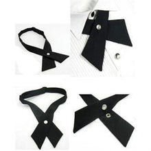 Adjustable Bowtie/ Men'sWomen's Cross Tie/ Wedding Bowtie J4U66