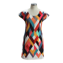 Designer Women Style Round Neck Short Sleeve Printing Bodycon Party Evening Mini Dress Vestidos De Festa Dress J4U66