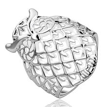 jewelry elegant animal modelling shinning silver owl finger ring J4U66