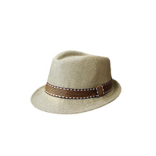 kids boy girl unisex fedora hat contrast trim cool jazz hat trilby cap chapeau J4U66